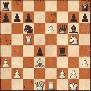 Game position after 22.Ng5